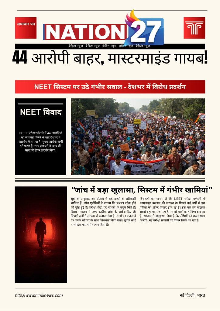 44 आरोपी बाहर, मास्टरमाइंड गायब! NEET सिस्टम पर उठे गंभीर सवाल