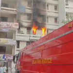 Fire in karkarduma Court