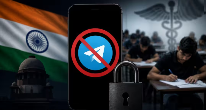 NEET Exam: से पहले सरकार ने लगाई Telegram पर अस्थाई रोक NEET Exam