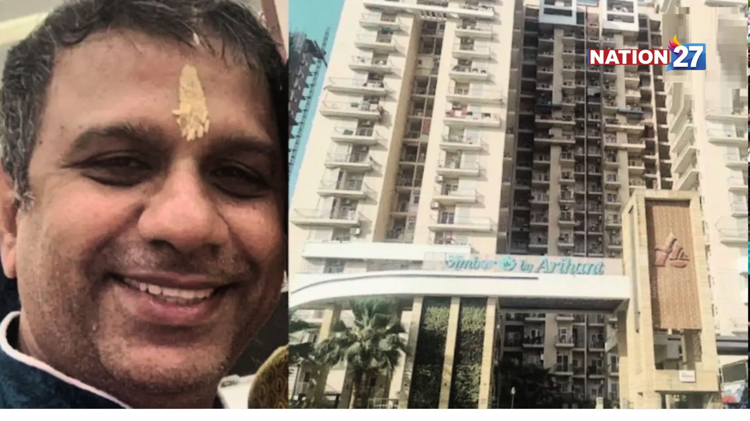 बिल्डिंग का प्लास्टर गिरने से युवक की मौत, ग्रेटर नोएडा की हाईराइज सोसायटी का मामला