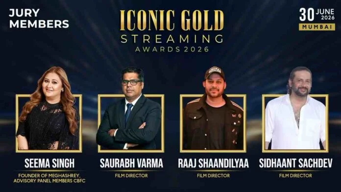 Iconic Gold Streaming Awards 2026: OTT और एंटरटेनमेंट इंडस्ट्री के टैलेंट को मिलेगा सम्मान Iconic Gold Streaming Awards 2026
