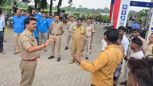 मौके पर पहुंची पुलिस