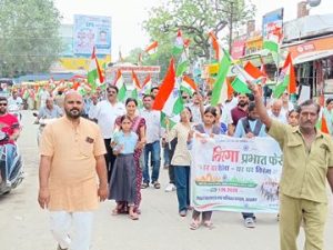 गोरखपुर की तिरंगा यात्रा 