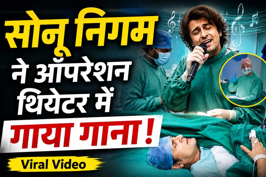 सोनू निगम ने ऑपरेशन थियेटर में गाया गाना, सोशल मीडिया पर Viral Video Viral Video