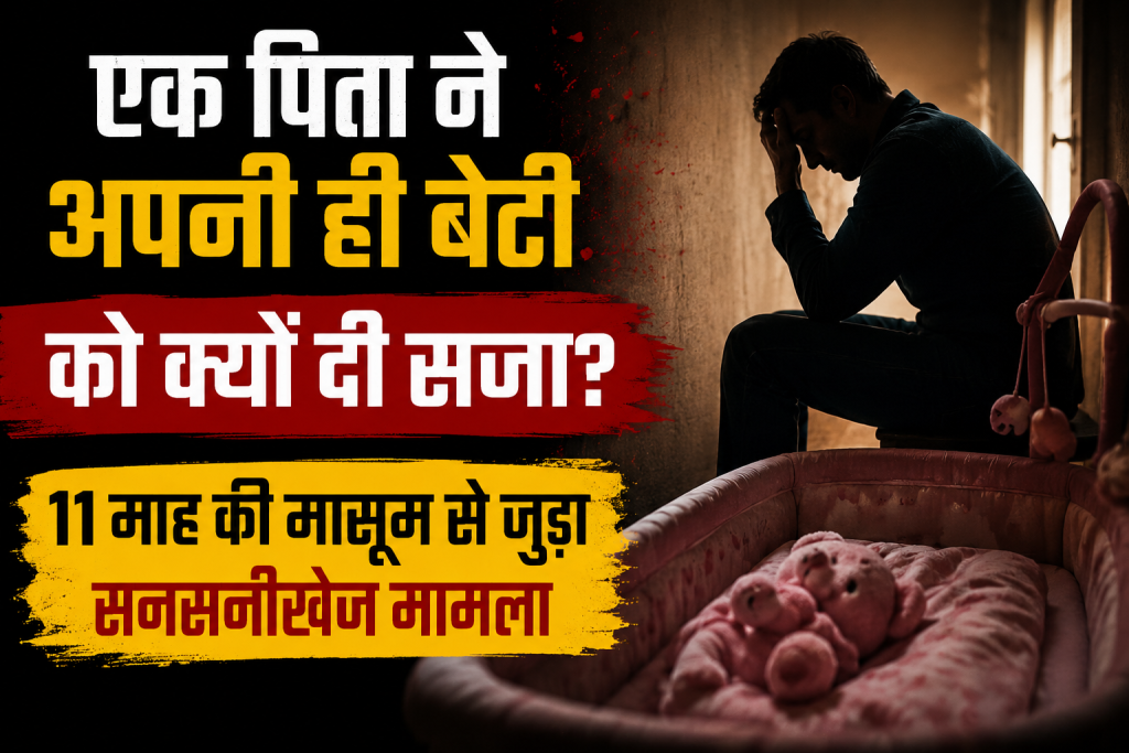एक पिता ने अपनी ही बेटी को क्यों दी सजा? 11 माह की मासूम से जुड़ा सनसनीखेज मामला