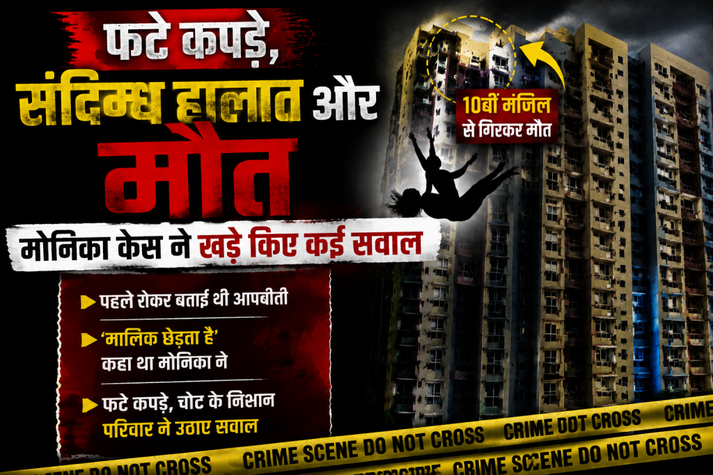 फटे कपड़े, संदिग्ध हालात और मौत, मोनिका केस ने खड़े किए कई सवाल फटे कपड़े, संदिग्ध हालात और मौत, मोनिका केस ने खड़े किए कई सवाल