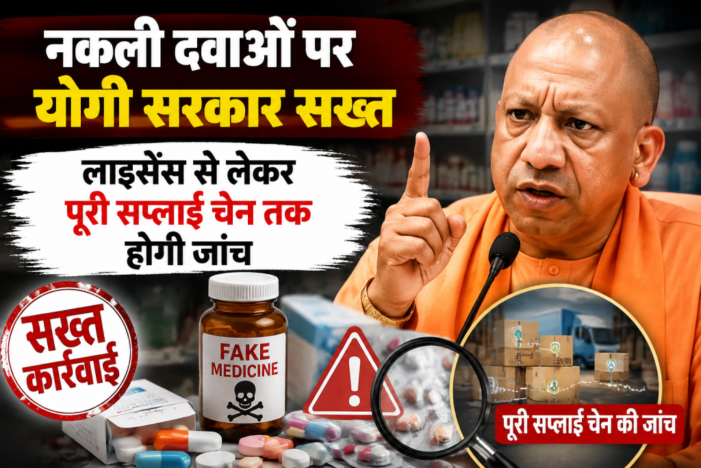 यूपी में नकली दवाओं पर शिकंजा, लाइसेंस रद्द से लेकर पूरी सप्लाई चेन की होगी पड़ताल यूपी में नकली दवाओं पर शिकंजा, लाइसेंस रद्द से लेकर पूरी सप्लाई चेन की होगी पड़ताल