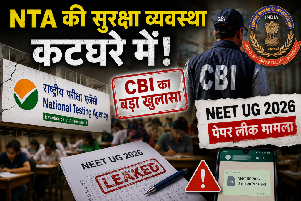 NTA की सुरक्षा व्यवस्था कटघरे में