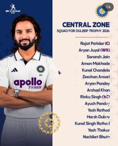 Duleep Trophy selection controversy