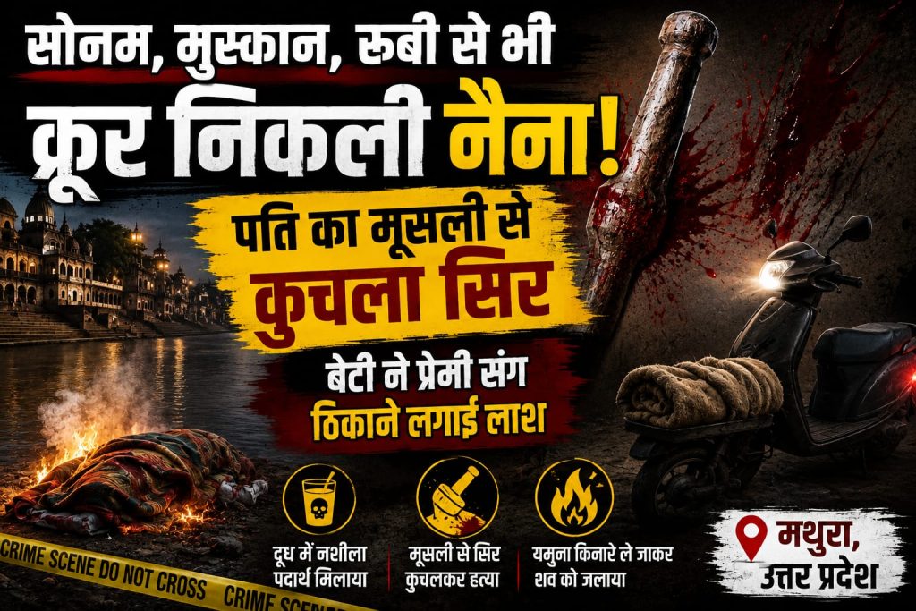 पत्नी ने प्रेमी संग मिलकर की पति की हत्या,