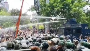 छात्रों का शक्ति प्रदर्शन