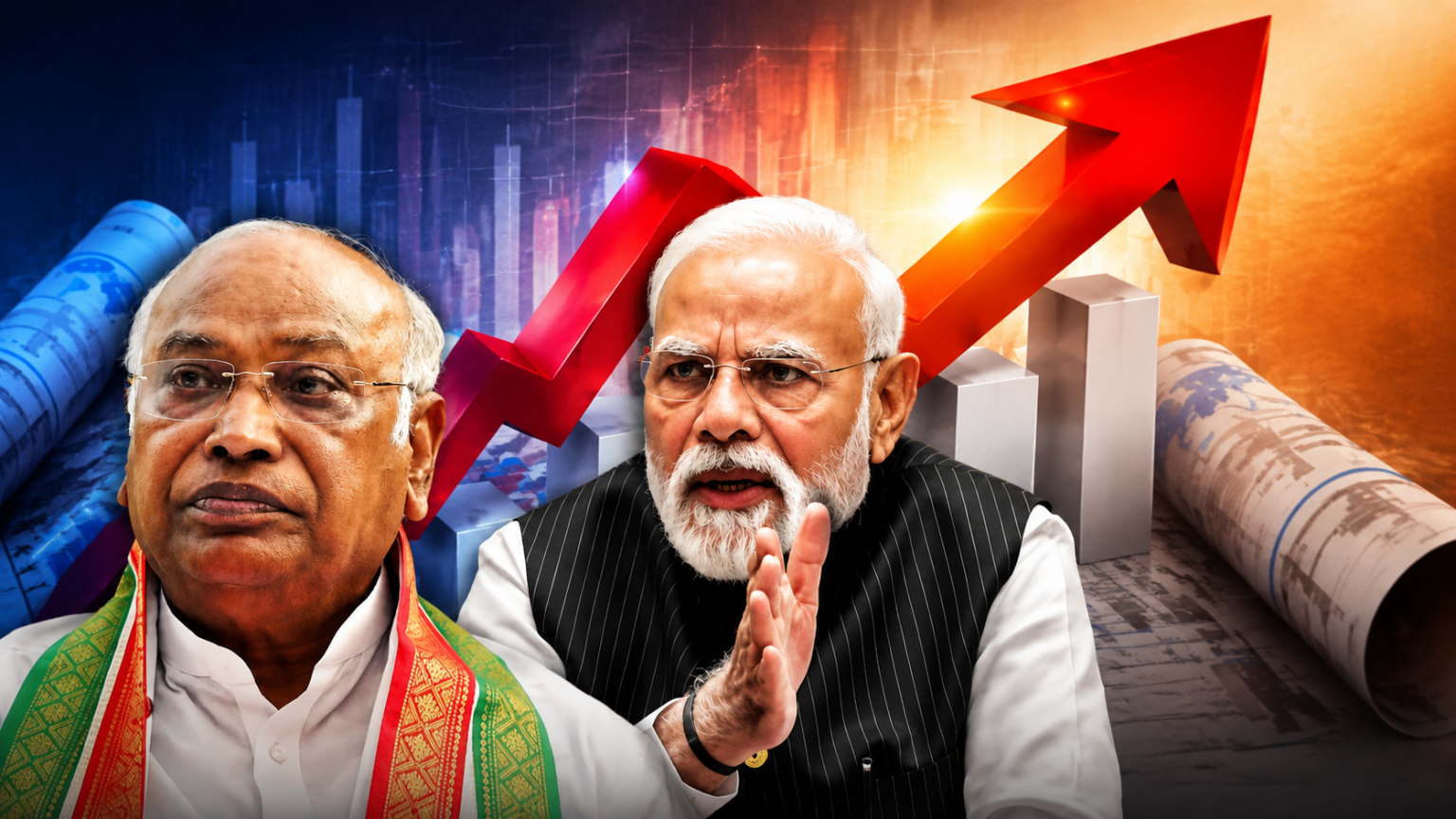 GDP के ताजा आंकड़ों से कांग्रेस को क्यों लगी मिर्ची, यूपी चुनाव से है कनेक्शन ?