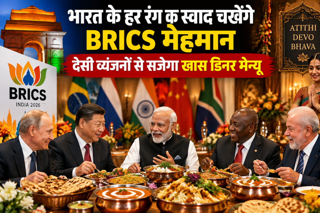 भारत के हर रंग का स्वाद चखेंगे BRICS मेहमान, देसी व्यंजनों से सजेगा खास डिनर मेन्यू