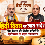 हिंदी दिवस पर खास संदेश, ओम बिरला और केंद्रीय मंत्रियों ने हिंदी भाषा के महत्व को बताया