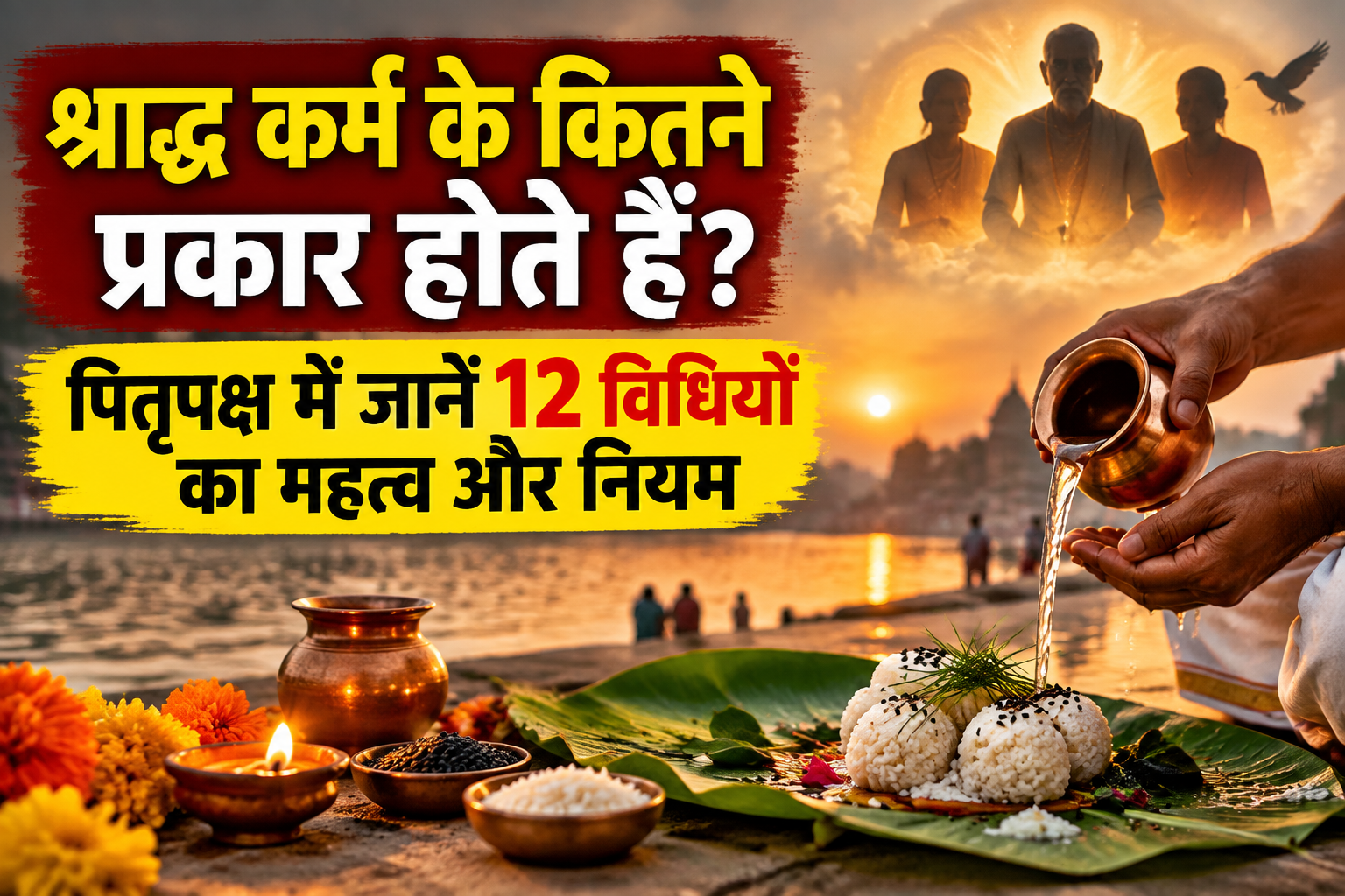 श्राद्ध कर्म के कितने प्रकार होते हैं? पितृपक्ष में जानें 12 विधियों का महत्व और नियम