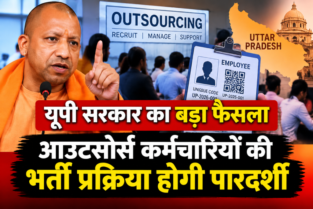 यूपी सरकार का बड़ा फैसला, आउटसोर्स कर्मचारियों की भर्ती प्रक्रिया होगी पारदर्शी