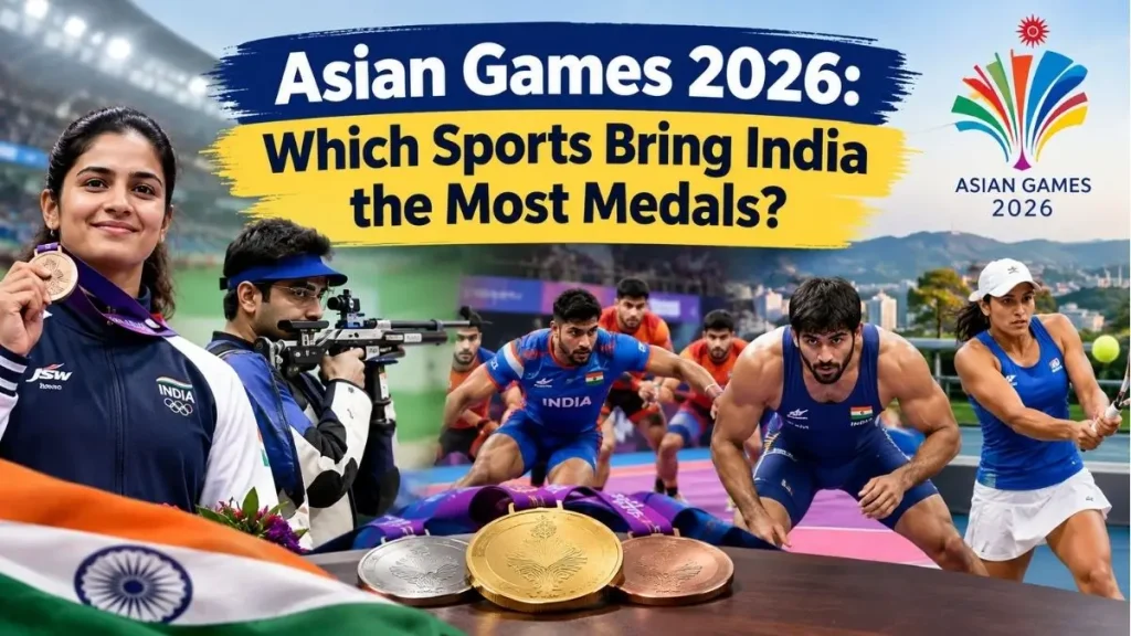 Asian Games 2026: भारतीय निशानेबाजों ने पांच मेडल जीते, सुचिका तारियाल ने एमएमए में रचा इतिहास