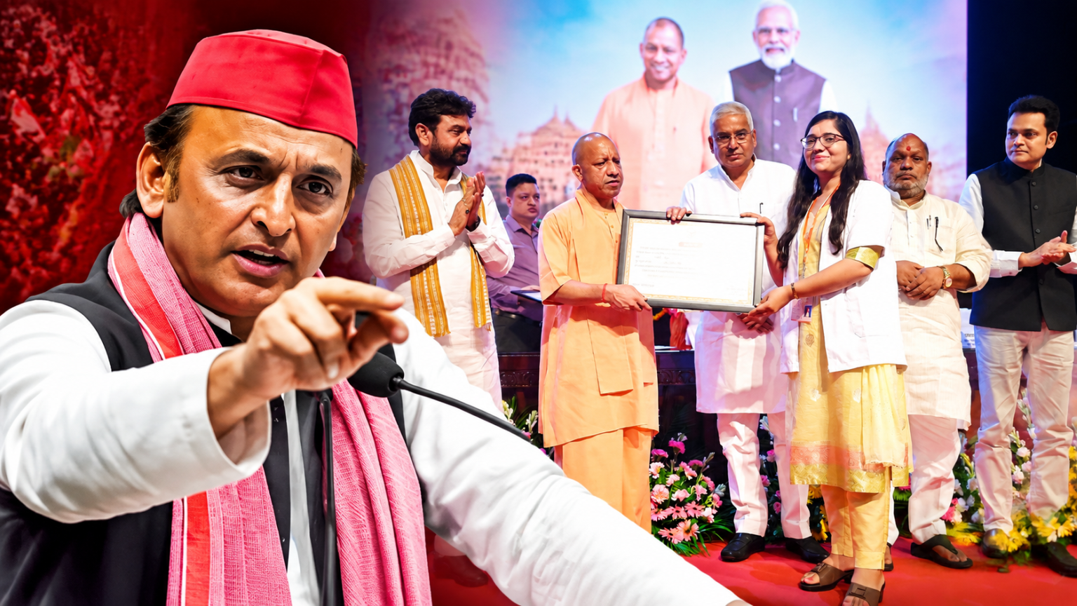 ‘वो गिनते जाएं, हम देते जाएंगे’, नियुक्ति पत्र बांट कर CM Yogi का अखिलेश पर करारा हमला