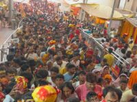जय माता दी के जयकारों से गूंजा विंध्यधाम, पहले दिन 3 लाख श्रद्धालुओं ने टेका माथा