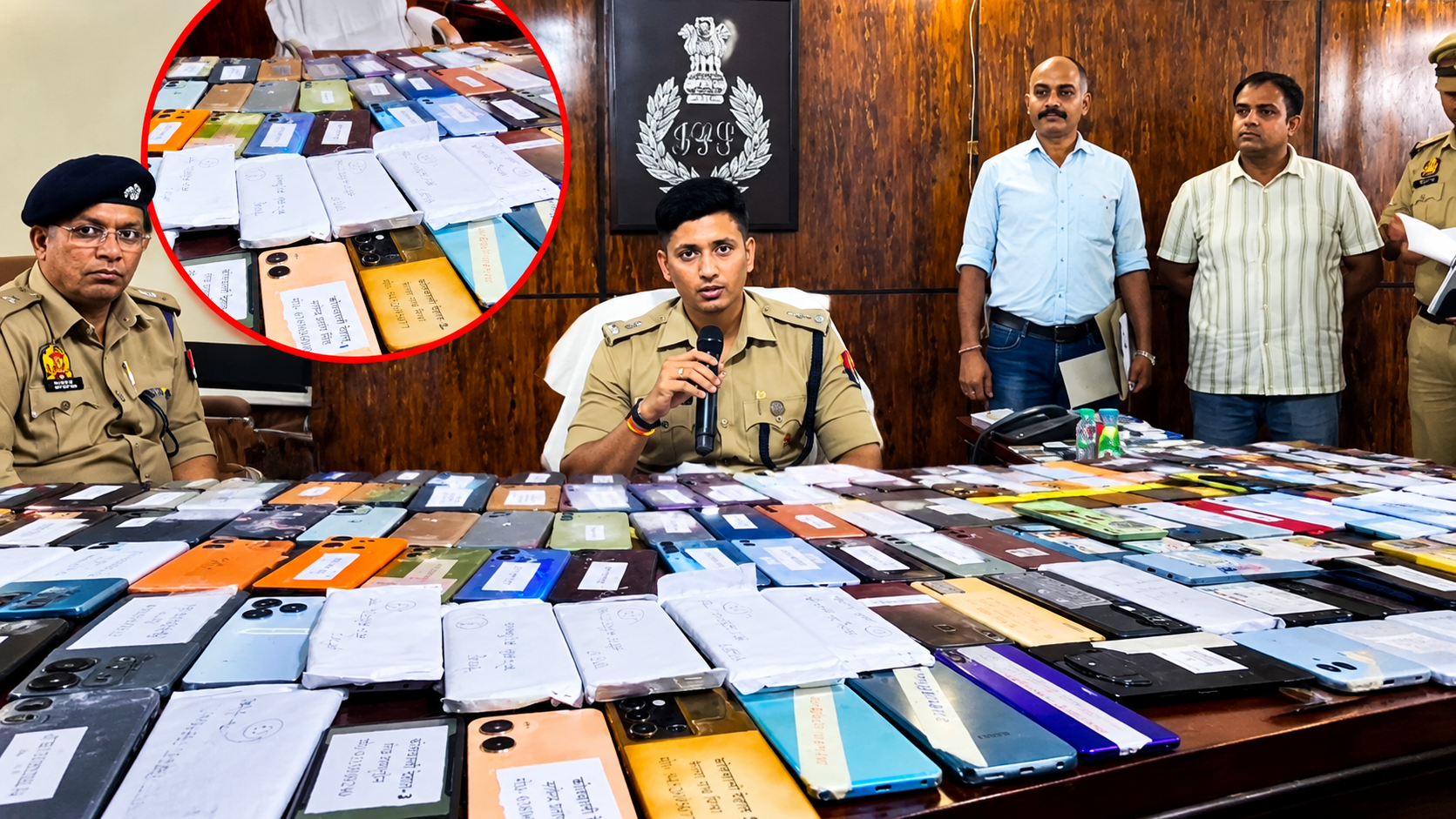Gonda में चोरों की खैर नहीं, पुलिस ने बरामद किए 251 स्मार्टफोन