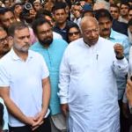 विपक्षी सांसदों का राजघाट मार्च, राहुल गांधी बोले- शांतिपूर्ण प्रदर्शन की भी इजाजत नहीं