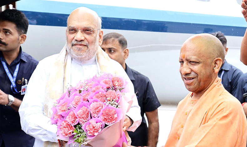 UP: लखनऊ में समाजवादी पर खूब गरजे Amit Shah, बीजेपी को बताया अंगद का पैर