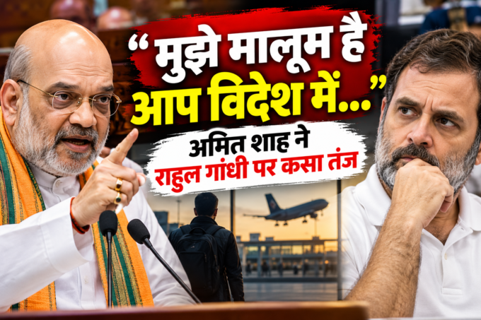 'मुझे मालूम है आप विदेश में…', अमित शाह ने राहुल गांधी पर कसा तंज