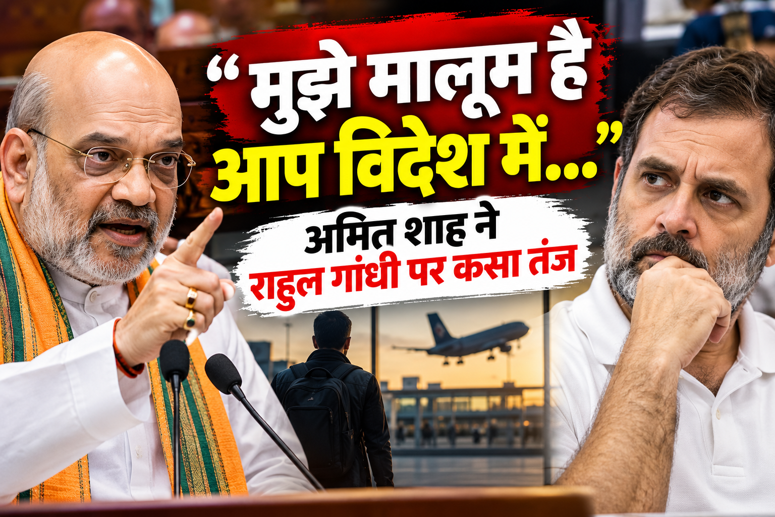 ‘मुझे मालूम है आप विदेश में…’, अमित शाह ने राहुल गांधी पर कसा तंज